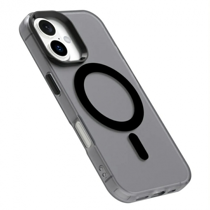 Halvgennemsigtigt etui med MagSafe til iPhone 16 Pro, sort i gruppen SMARTPHONES & TABLETS / Mobil Beskyttelse / Apple / iPhone 16 hos TP E-commerce Nordic AB (38-84440)