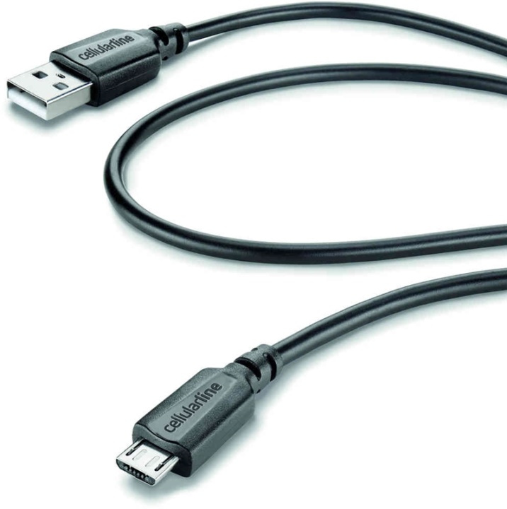 Cellularline Laddkabel Micro-USB 1,15 m i gruppen SMARTPHONES & TABLETS / Opladere og kabler / Kabler / Kabler microUSB hos TP E-commerce Nordic AB (38-84564)