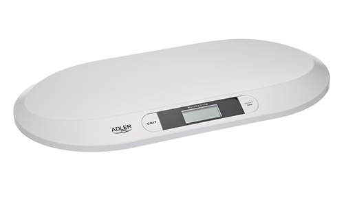 Adler hvid babyvægt med stor platform i gruppen LEGETØJ, BØRN & BABY / Pleje, sundhed og hygiejne / Pleje & hygiejne hos TP E-commerce Nordic AB (38-84702)