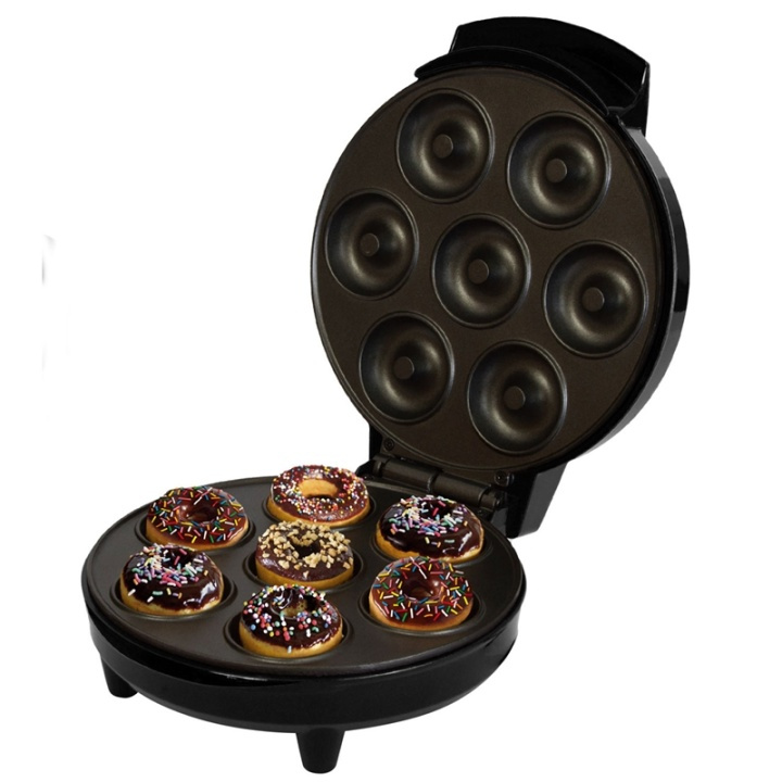 Champion Donut Maker 7 Donuts 700W DM110 Sort i gruppen HJEM, HUS & HAVE / Husholdningsapparater / Øvrige husholdningsapparater hos TP E-commerce Nordic AB (38-85021)