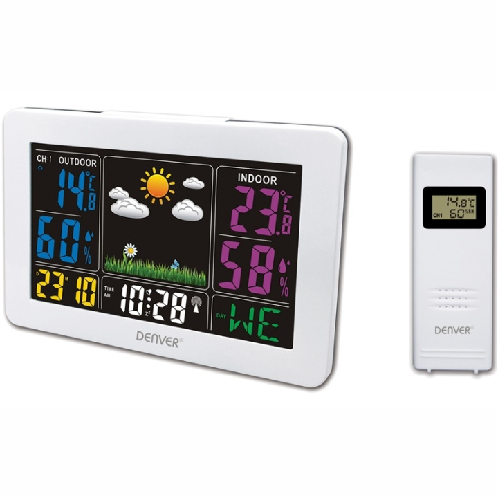Denver Väderstation med klocka/alarm i gruppen HJEM, HUS & HAVE / Ventilator & Klima apparater / Termometre og vejrstationer hos TP E-commerce Nordic AB (38-85144)