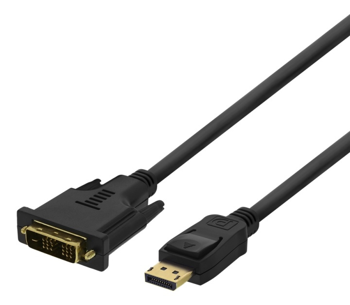 DELTACO Lenovo DisplayPort to DVI-D Single Link, 2m, 1080p, black i gruppen COMPUTERTILBEHØR / Kabler og adaptere / DVI / Kabler hos TP E-commerce Nordic AB (38-85760)