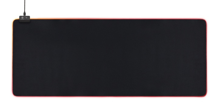 DELTACO GAMING RGB Mousepad, 90x36cm, 6xRGB modes, 7xStatic modes, bla i gruppen COMPUTERTILBEHØR / GAMING / Musemåtter hos TP E-commerce Nordic AB (38-85857)