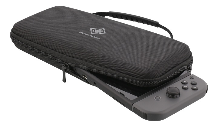 DELTACO GAMING Nintendo Switch hard carry case, 5 slots for games i gruppen HJEMMEELEKTRONIK / Spilkonsoller og tilbehør / Nintendo Switch / Tilbehør hos TP E-commerce Nordic AB (38-85859)