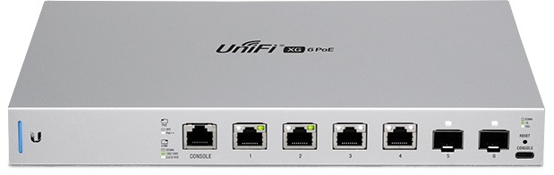 Ubiquiti Unifi Switch 10 Gigabit 6-port 802.3bt i gruppen COMPUTERTILBEHØR / Netværk / Switches hos TP E-commerce Nordic AB (38-85877)