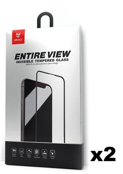 2-pak Mr Yes skærmbeskytter i hærdet glas til iPhone XS Max med 3D-beskyttelse i gruppen SMARTPHONES & TABLETS / Mobil Beskyttelse / Apple / iPhone XS Max / Skærmbeskyttelse hos TP E-commerce Nordic AB (38-85923PKT1)