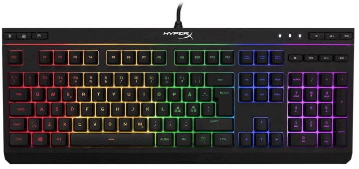 HyperX Alloy Core RGB Membrane Gaming Keyboard med RGB-belysning i gruppen COMPUTERTILBEHØR / GAMING / Tastatur hos TP E-commerce Nordic AB (38-86063)