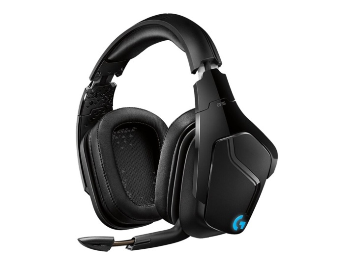 Logitech Gaming Headset G935 - 7,1 kanaler - full storlek - trådlöst - svart, bl i gruppen COMPUTERTILBEHØR / GAMING / Headset hos TP E-commerce Nordic AB (38-86119)