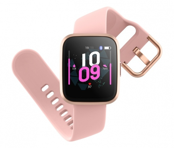 Forever ForeVigo2 SW-310 Smartwatch, Roséguld i gruppen SPORT, FRITID & HOBBY / Smartwatch & Aktivitetsmåler / Smartwatches hos TP E-commerce Nordic AB (38-86484)