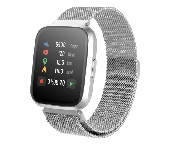 Forever ForeVigo2 SW-310 Smartwatch, Silver i gruppen SPORT, FRITID & HOBBY / Smartwatch & Aktivitetsmåler / Smartwatches hos TP E-commerce Nordic AB (38-86485)