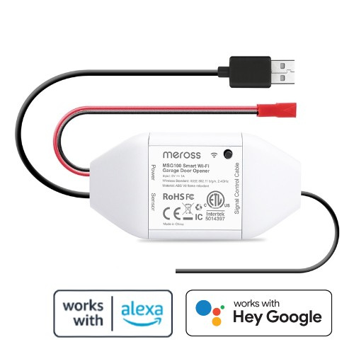 Meross MSG100 smart adapter - gør din gamle garageport smart i gruppen HJEM, HUS & HAVE / Smart hjem / Smart home systemer hos TP E-commerce Nordic AB (38-86518)