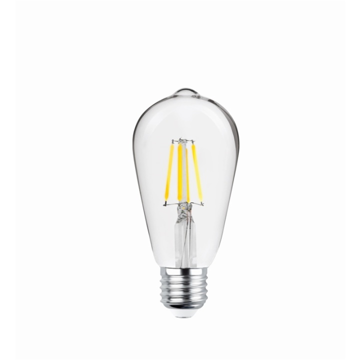 Forever Light Klar LED-lampe med glødetråd, E27 4W 2700K 470lm i gruppen HJEMMEELEKTRONIK / Lys / LED lamper hos TP E-commerce Nordic AB (38-86592)
