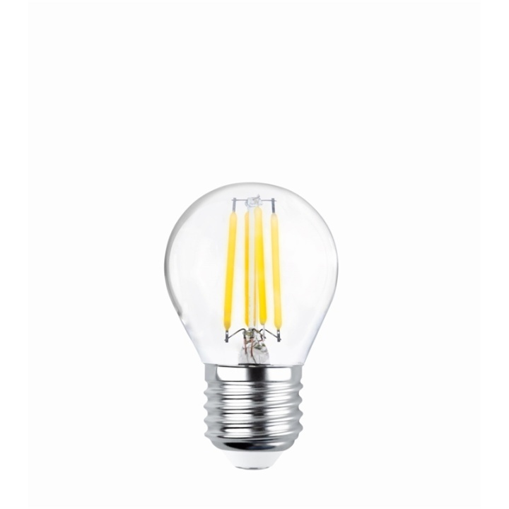 Forever Light Klar LED-lampa med filament, E27 G45 4W 2700K 470lm i gruppen HJEMMEELEKTRONIK / Lys / LED lamper hos TP E-commerce Nordic AB (38-86595)