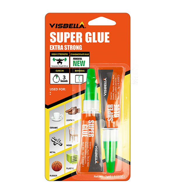 Visbella Super Glue 3gr x 2 pc i gruppen HJEM, HUS & HAVE / Værktøj / Øvrigt værktøjer og tilbehør hos TP E-commerce Nordic AB (38-86712)