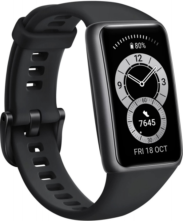 Huawei Band 6 - som mäter din puls och sömn, Svart i gruppen SPORT, FRITID & HOBBY / Smartwatch & Aktivitetsmåler / Aktivitetsarmbånd hos TP E-commerce Nordic AB (38-86749)