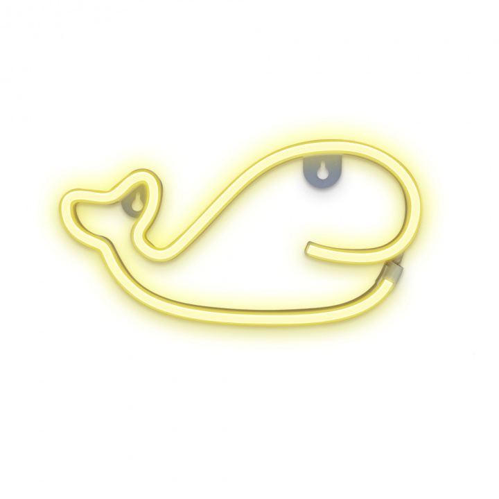Forever Light Neon LED-lys med hvalmotiv + USB FLNEO9 i gruppen LEGETØJ, BØRN & BABY / Børneværelse / Belysning til børn / Loftslamper og væglamper hos TP E-commerce Nordic AB (38-86864)