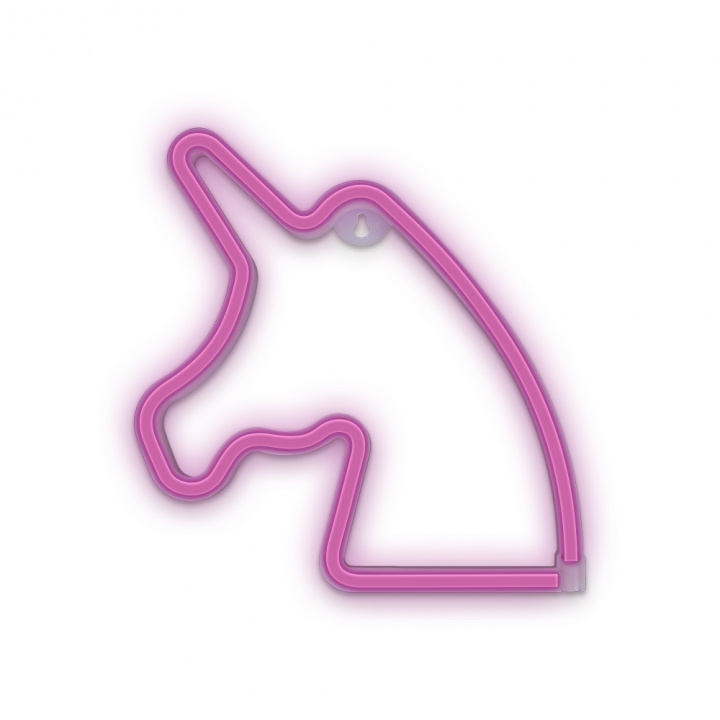 Forever Light Neon LED-lys Enhjørning batteri + USB FLNEO1, Pink i gruppen LEGETØJ, BØRN & BABY / Børneværelse / Belysning til børn / Loftslamper og væglamper hos TP E-commerce Nordic AB (38-86865)
