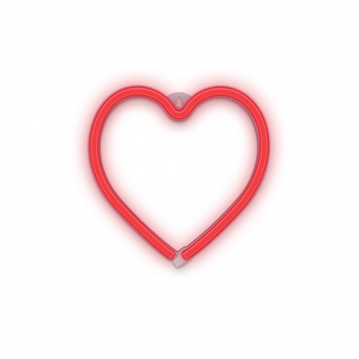 Forever Light Neon LED-lampe HEART batteri + USB FLNEO7, rød i gruppen HJEMMEELEKTRONIK / Lys / Væglamper hos TP E-commerce Nordic AB (38-86871)