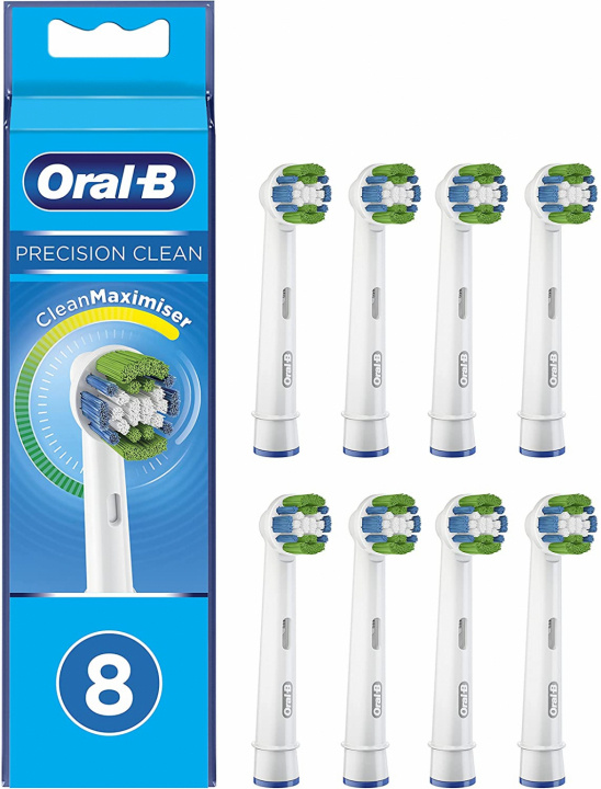 Oral-B Precision Clean CleanMaximizer 8-pack XXL-Pack i gruppen SKØNHED & HELSE / Oral pleje / Tilbehør til elektriske tandbørster hos TP E-commerce Nordic AB (38-86873)