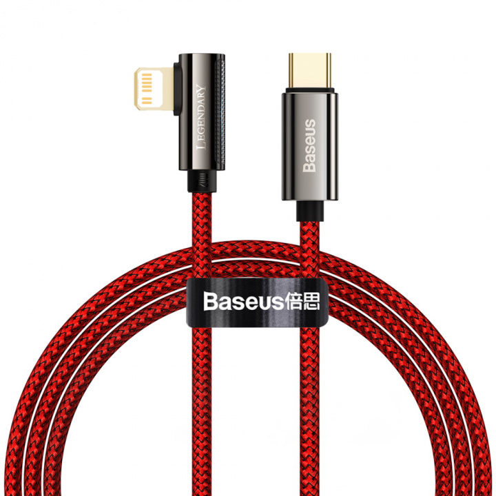 Baseus kabel Legend USB - USB-C 1,0m 66W, Röd i gruppen COMPUTERTILBEHØR / Kabler og adaptere / USB / USB-C hos TP E-commerce Nordic AB (38-86923)