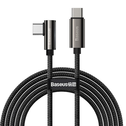 Baseus kabel Legend PD USB-C - USB-C 2,0m 100W, Svart i gruppen COMPUTERTILBEHØR / Kabler og adaptere / USB / USB-C hos TP E-commerce Nordic AB (38-86924)