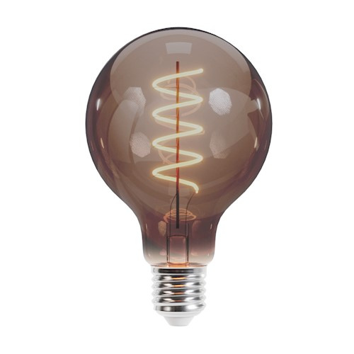 Forever Light LED-lampe Filament E27 G95 4W 230V 2000K 250lm SF, Sodet glas i gruppen HJEMMEELEKTRONIK / Lys / LED lamper hos TP E-commerce Nordic AB (38-86949)