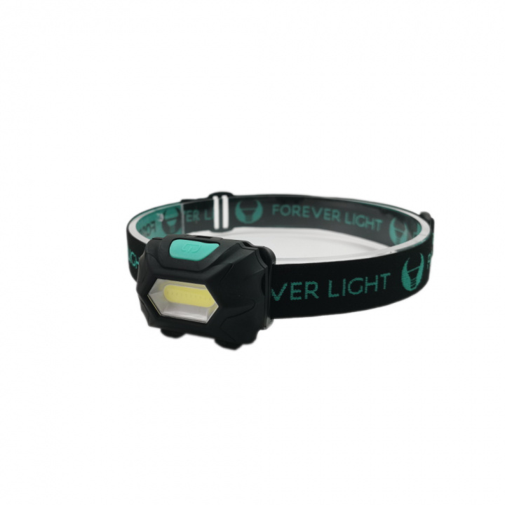Forever Light LED-pandelampe Basic COB 3W 135lm 3 x AAA i gruppen SPORT, FRITID & HOBBY / Lommelygter og Pandelygter / Pandelamper hos TP E-commerce Nordic AB (38-86996)