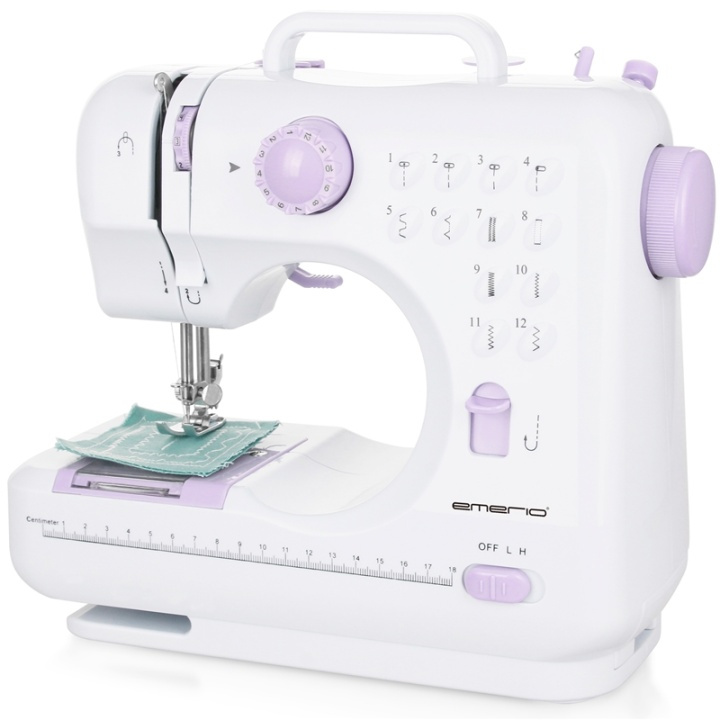 Emerio Symaskin SEW-121820 Basic 12 stitches i gruppen HJEM, HUS & HAVE / Husholdningsapparater / Symaskiner og tilbehør / Symaskiner hos TP E-commerce Nordic AB (38-87336)