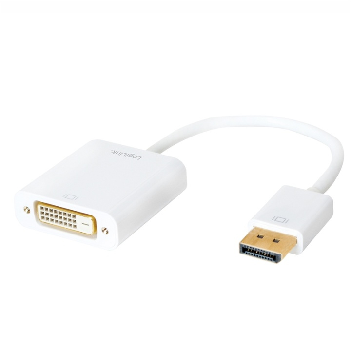 LogiLink DisplayPort 1.2 - DVI-adapter i gruppen COMPUTERTILBEHØR / Kabler og adaptere / DisplayPort / Adaptere hos TP E-commerce Nordic AB (38-87654)