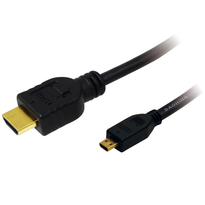 LogiLink Micro-HDMI-kabel 1m i gruppen HJEMMEELEKTRONIK / Kabler og adaptere / HDMI / Kabler hos TP E-commerce Nordic AB (38-87672)