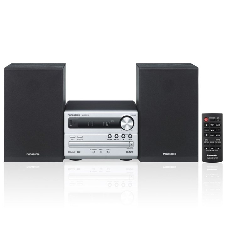 Panasonic Micro-stereo 20W BT, CD, USB i gruppen HJEMMEELEKTRONIK / Lyd & billede / Hjemmebiograf, HiFi & Bærbar / Kompakt stereo & pladespiller hos TP E-commerce Nordic AB (38-87853)