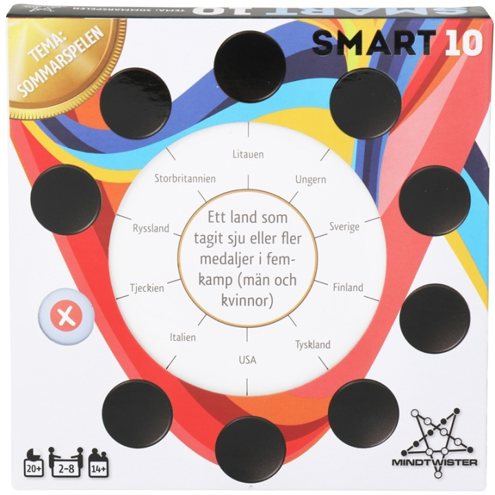 Peliko Smart10 frågekort OS i gruppen LEGETØJ, BØRN & BABY / Spil / Brætspil hos TP E-commerce Nordic AB (38-87867)