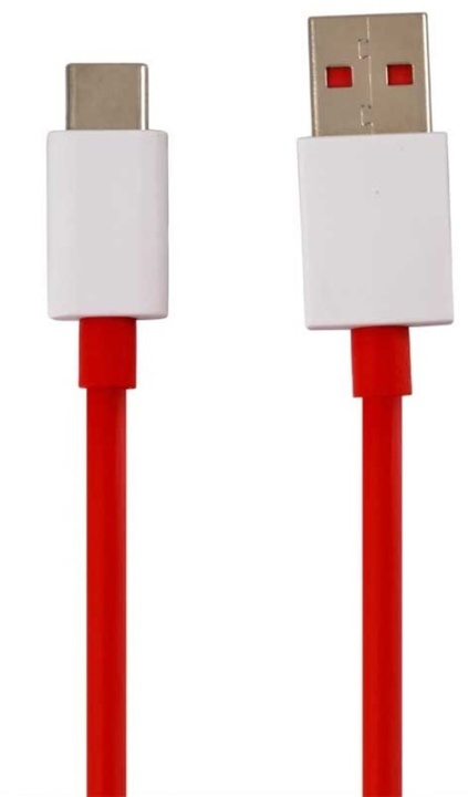 OnePlus D301 USB typ C kabel, 1m, Röd, Bulk i gruppen SMARTPHONES & TABLETS / Opladere og kabler / Kabler / Kabler Type C hos TP E-commerce Nordic AB (38-88047)