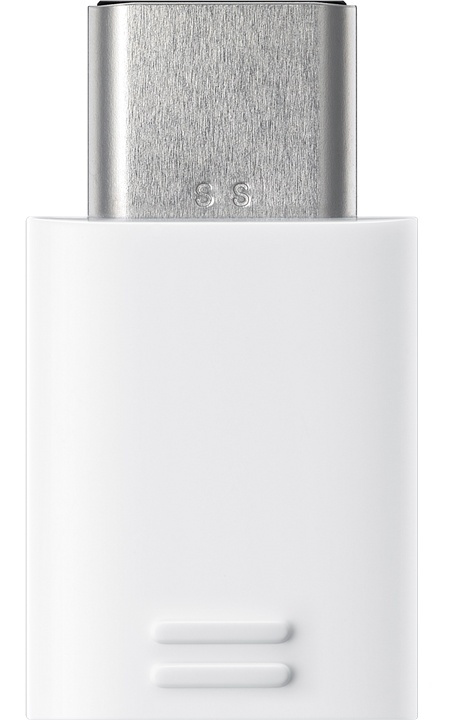 Samsung Adapter microUSB til USB-C, Hvid, Bulk i gruppen SMARTPHONES & TABLETS / Opladere og kabler / Adaptere hos TP E-commerce Nordic AB (38-88050)