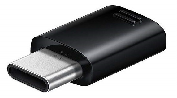 Samsung-adapter GH98-41290A microUSB til USB-C, sort, i løs vægt i gruppen SMARTPHONES & TABLETS / Opladere og kabler / Adaptere hos TP E-commerce Nordic AB (38-88051)