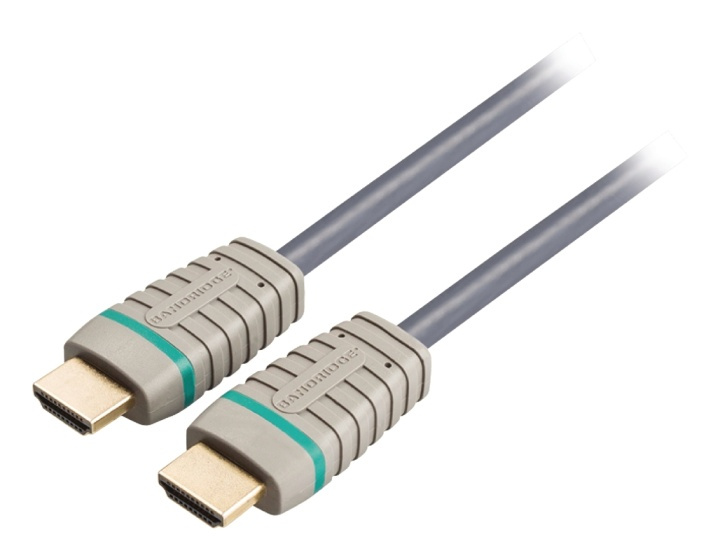 Höghastighets HDMI-kabel med Ethernet, HDMI till HDMI, 2m i gruppen HJEMMEELEKTRONIK / Kabler og adaptere / HDMI / Kabler hos TP E-commerce Nordic AB (38-88100)