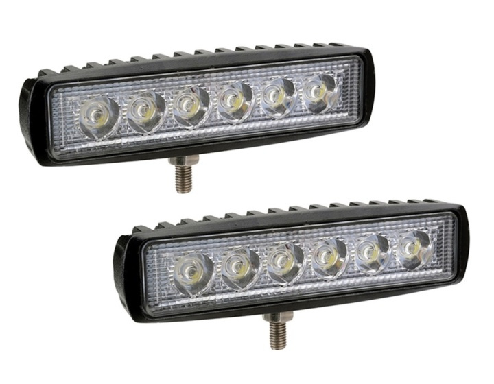 2-pack LED-ramp - Arbetsljus, backljus 36W i gruppen BIL / Bil belysning / Ekstra lys hos TP E-commerce Nordic AB (38-88114PKT)