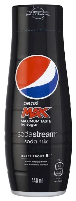 SodaStream Pepsi Max 440ml - Ger 8 liter i gruppen HJEM, HUS & HAVE / Husholdningsapparater / Vand & Juice / Kulsyremaskiner / Smag hos TP E-commerce Nordic AB (38-88278)
