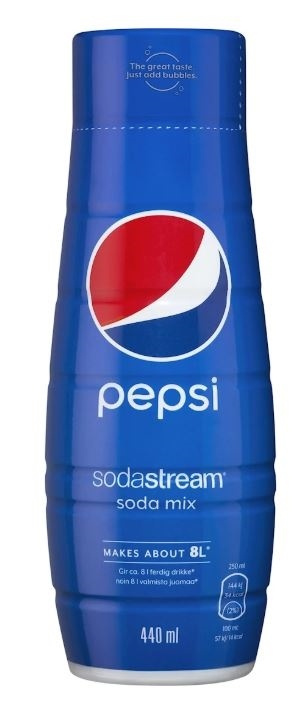 SodaStream Pepsi 440ml - Ger 8 liter i gruppen HJEM, HUS & HAVE / Husholdningsapparater / Vand & Juice / Kulsyremaskiner / Smag hos TP E-commerce Nordic AB (38-88280)