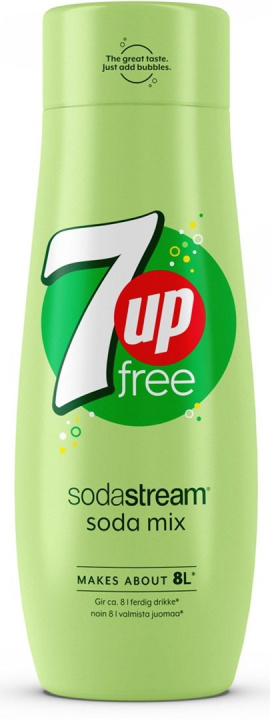 SodaStream 7Up free 440ml - Ger 8 liter (OBS DATUM) i gruppen HJEM, HUS & HAVE / Husholdningsapparater / Vand & Juice / Kulsyremaskiner / Smag hos TP E-commerce Nordic AB (38-88282D)