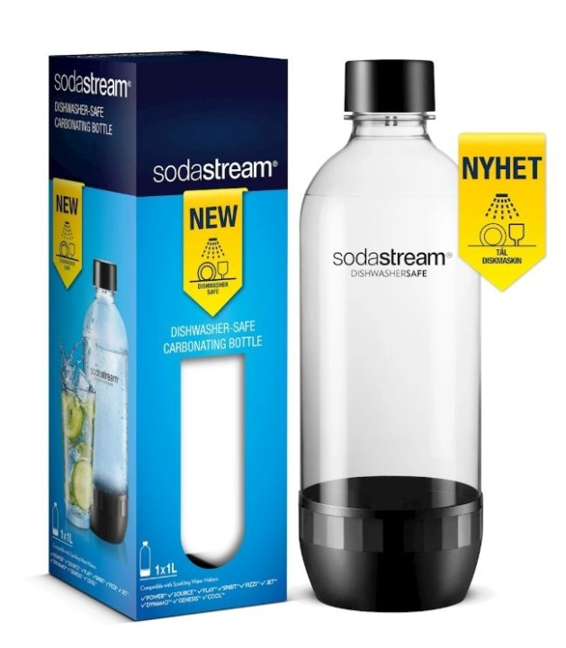 SodaStream flaska 1 liter, Diskmaskinssäker i gruppen HJEM, HUS & HAVE / Husholdningsapparater / Vand & Juice / Kulsyremaskiner / Tilbehør hos TP E-commerce Nordic AB (38-88283)