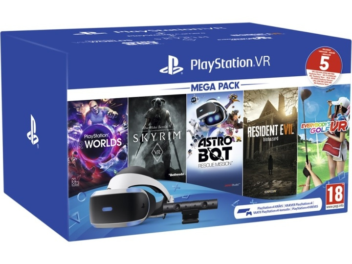 PlayStation VR Mega Pack inkl. kamera, Fyndvara i gruppen Kampagner / Bargain Sale hos Teknikproffset Nordic AB (38-88404D3)