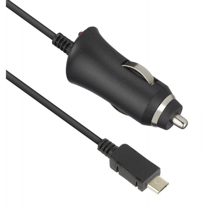 Biloplader mikro-USB 0,7A, sort i gruppen SMARTPHONES & TABLETS / Opladere og kabler / Bilopladere / Bil oplader microUSB hos TP E-commerce Nordic AB (38-88422)