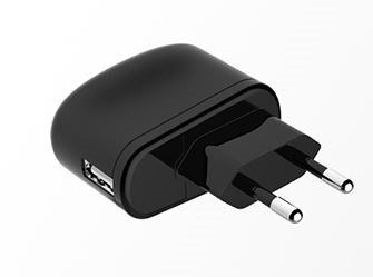 Väggladdare USB 1A, Svart i gruppen SMARTPHONES & TABLETS / Opladere og kabler / Vægoplader / Vægoplader USB hos TP E-commerce Nordic AB (38-88423)