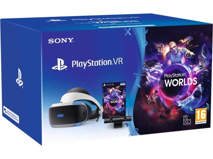 PlayStation VR inkl. kamera och VR Worlds i gruppen HJEMMEELEKTRONIK / Spilkonsoller og tilbehør / Sony PlayStation 4 hos Teknikproffset Nordic AB (38-88443)
