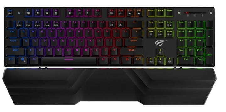 Havit Mekaniskt RGB Gamingtangentbord i gruppen COMPUTERTILBEHØR / Mus og tastatur / Tastatur / Med ledning hos TP E-commerce Nordic AB (38-88470)