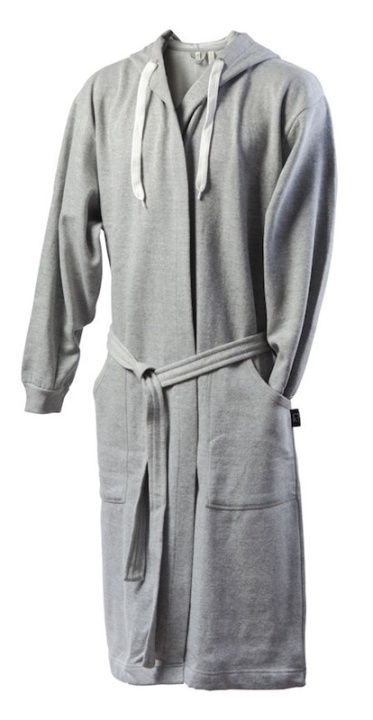 Kosta Linnewäfveri Badekåbe College, Grå, L/XL i gruppen HJEM, HUS & HAVE / Badværelse / Badekåber hos TP E-commerce Nordic AB (38-88607)