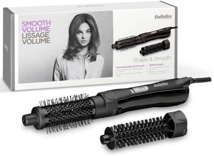 Babyliss AS82E Shape & Smooth Varmluftsborste i gruppen SKØNHED & HELSE / Hår og styling / Styling værktøjer / Varmluftsbørster hos TP E-commerce Nordic AB (38-88670)