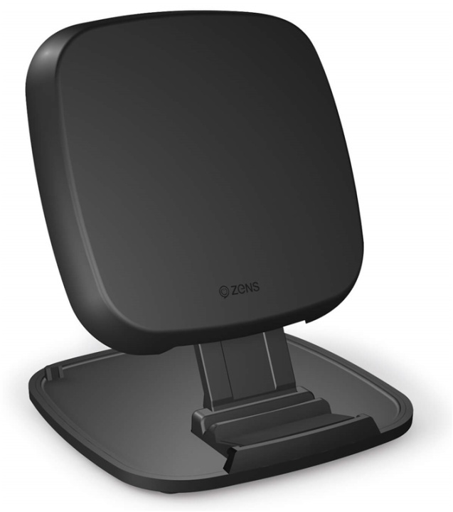 Zens trådløs Qi-oplader med stander, 10W hurtig opladning, sort, bulk i gruppen SMARTPHONES & TABLETS / Opladere og kabler / Trådløs Qi oplader hos TP E-commerce Nordic AB (38-88749)