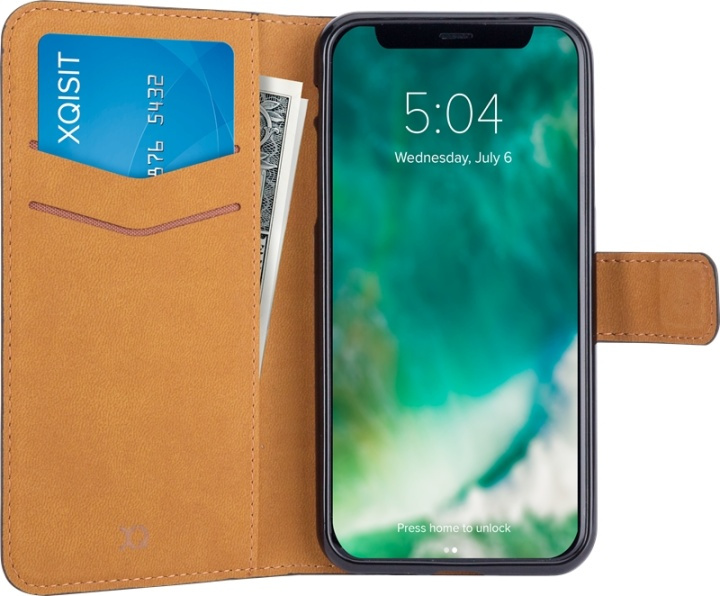 Xqisit Slimmat plånboksfodral till iPhone X/XS i gruppen SMARTPHONES & TABLETS / Mobil Beskyttelse / Apple / iPhone X/XS / Cover hos TP E-commerce Nordic AB (38-88750)